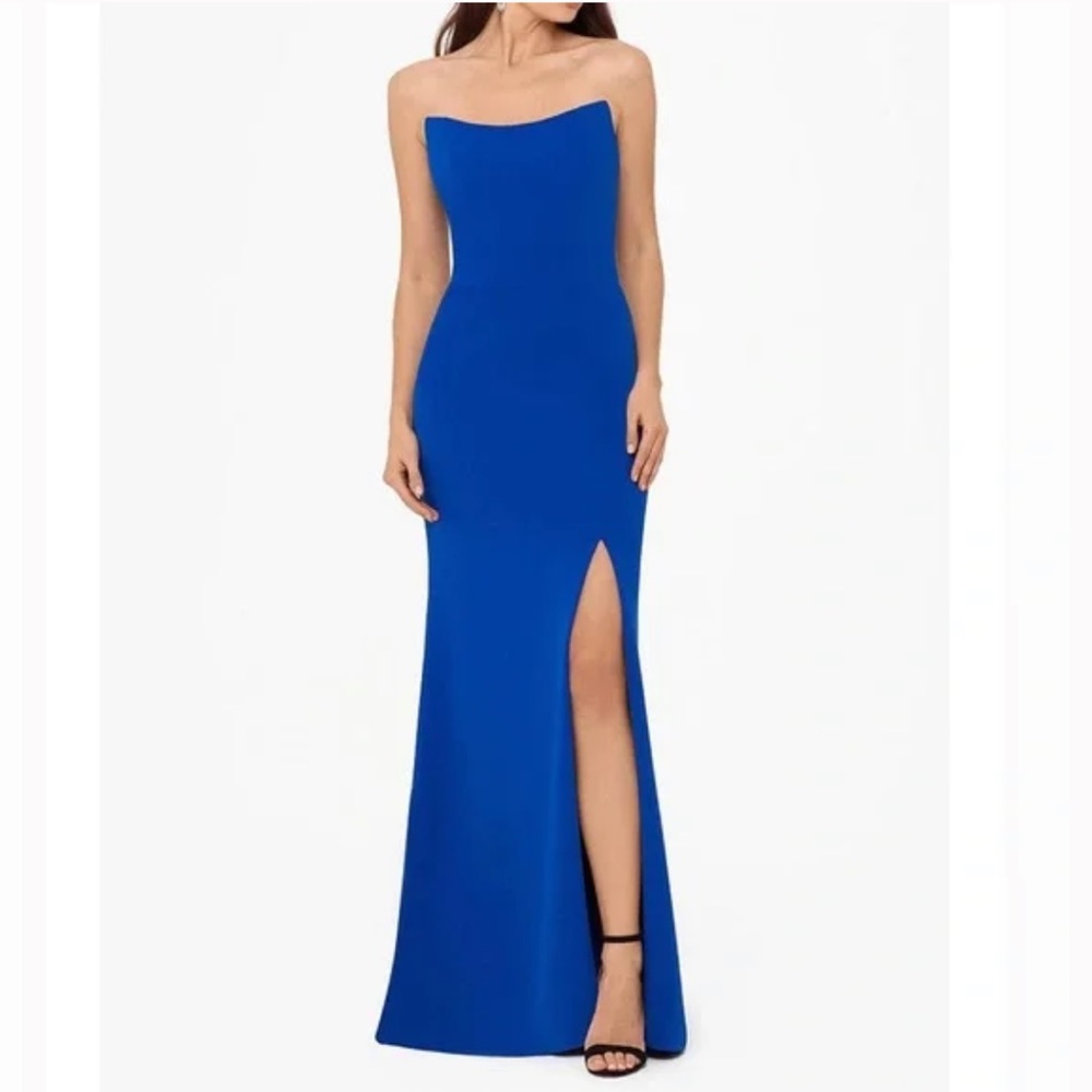 New Betsy & Adam Cobalt Blue Formal / Prom Dress